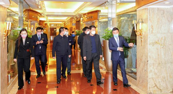 集团党委书记、董事长任丁一行 赴锦江宾馆督导检查疫情防控工作
