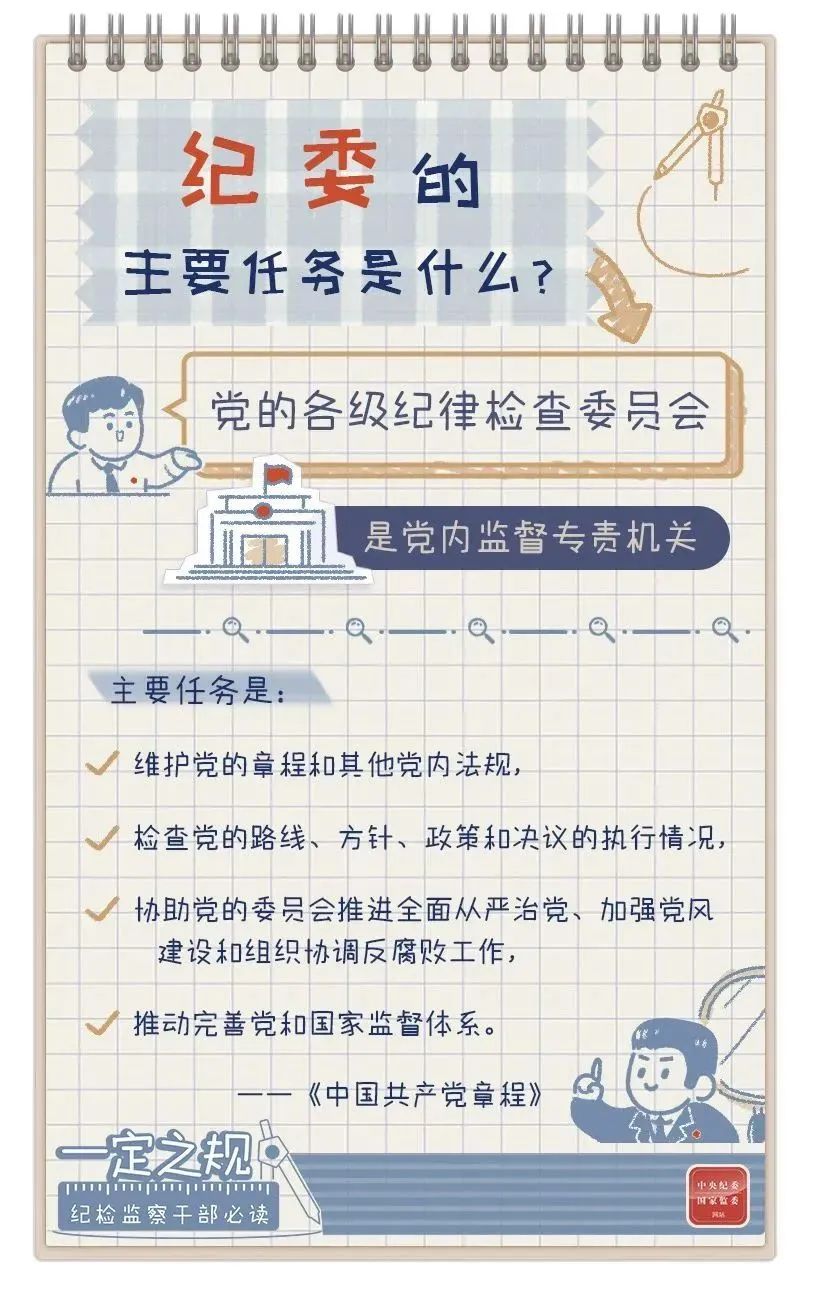 一定之规：纪委的主要任务是什么？